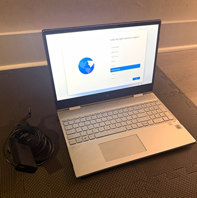 HP Envy 360 15.6'' Laptop Intel Core i7 10th Gen Windows Silver Charger Included