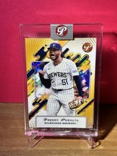 2025 Topps Pristine #194 Freddy Peralta Gold Refractor #/50