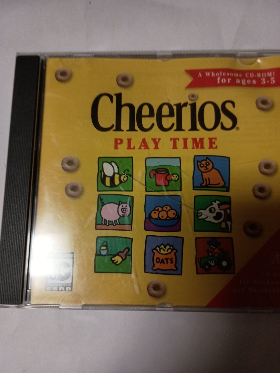 Cheerios Play Time CD-ROM for PC Windows & Macintosh 2001 I10