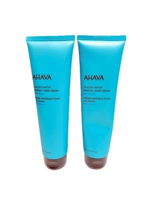 Lot of 2 Ahava Dead Sea Water Mineral Sea-Kissed Hand Cream 5.1 oz 150ml Sealed