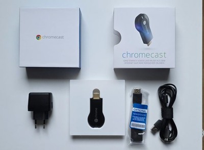 Google Chromecast (1. Generation) in OVP, HDMI-Dongle