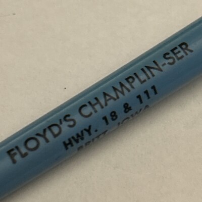 VTG Ballpoint Pen Floyd's Champlin Service Oil Gas Station Britt Iowa