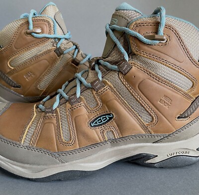 Keen CIRCADIA MID Waterproof Leather Hiking Boot US 8.5 Brown New in Box