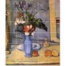 Paul Cezanne Flower Tile Mural PT22211. 60 x 72 (30) 12x12 tiles