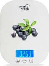 Smart Weigh Digital Kitchen Food Scale - White