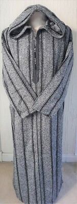 Moroccan Men Hooded Winter Jilbab Jubba Thobe Jalabiya Djellaba