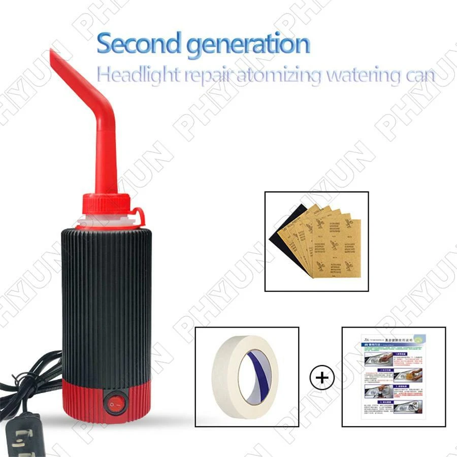 Car Headlight Lens Scratch Yellowing Aging Restoration Refurbished Atomized Cup - Imagem 3 de 4