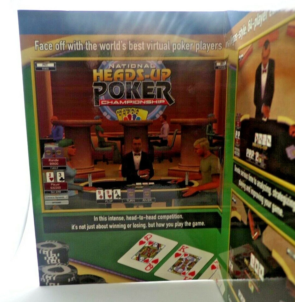 National Heads-Up Poker Championship PC 2007 Game New Sealed - Image 3 of 4