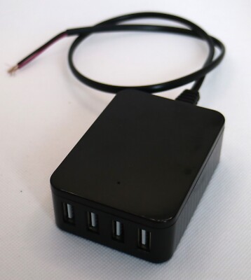 USB Ladegerät Netzteil DC Step Down 4fach 4 x 5V 5A USB Input DC 8-36V