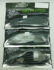 Bass Gorillas BG Elites Trick Worm Shamrock Plum 3 bags of 15