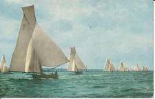 PC25949 Old Postcard. Sailing Boats. The Nelson. 1906
