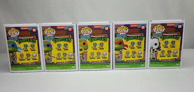 Retro Funko Pop Teenage Mutant Ninja Turtles TMNT Numbers 16-20