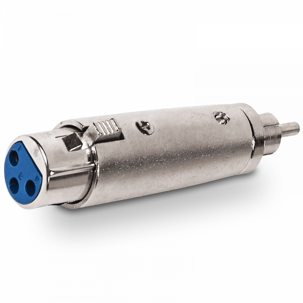 UKDJ RCA Phono Plug Male to XLR Socket Female Adapter Adaptor