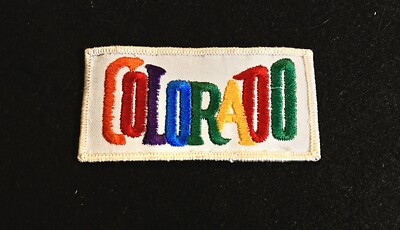 COLORADO Patch Hat Coat Jacket Ski Travel Souvenir Badge State