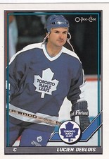 1991-92 O-Pee-Chee #102 Lucien Deblois Toronto + (Yes 4 Free Mystery Cards)