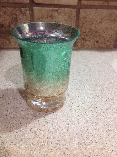 New Mercury Glass Two-Tone Hurricane