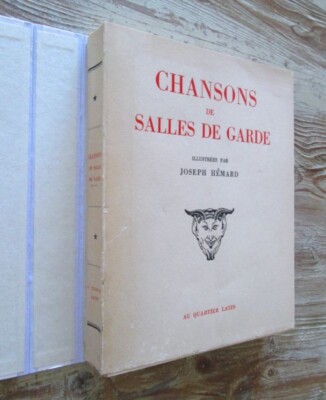 Livre Illustré Chansons De Salles De Garde - Illustré Par Joseph Hémard - Français