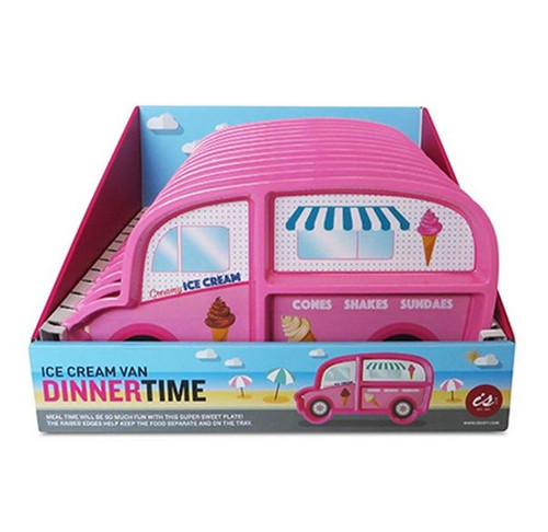 DinnerTime Ice Cream Van Childrens Melamine Plate 1 Piece FREE SHIPPING - Picture 5 of 5