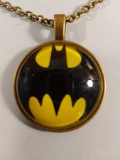 Batman pendant on 20 3/4 inch Bronze Necklace 249279