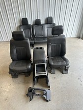 2011-2016 Ford F250 F350 Lariat Leather Front Rear Seats Wconsole Driver 2011-2016 Ford F250 F350 Lariat Leather Front Rear Seats Wconsole Driver