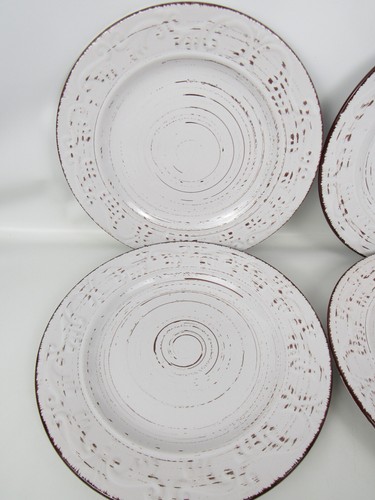 Pfaltzgraff ~ Trellis White ~ Set Of (4) Four 8" Salad Plates NEW - Picture 2 of 9