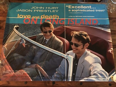 Love And Death On Long Island UK Quad Original Film Movie Poster Jason Priestley