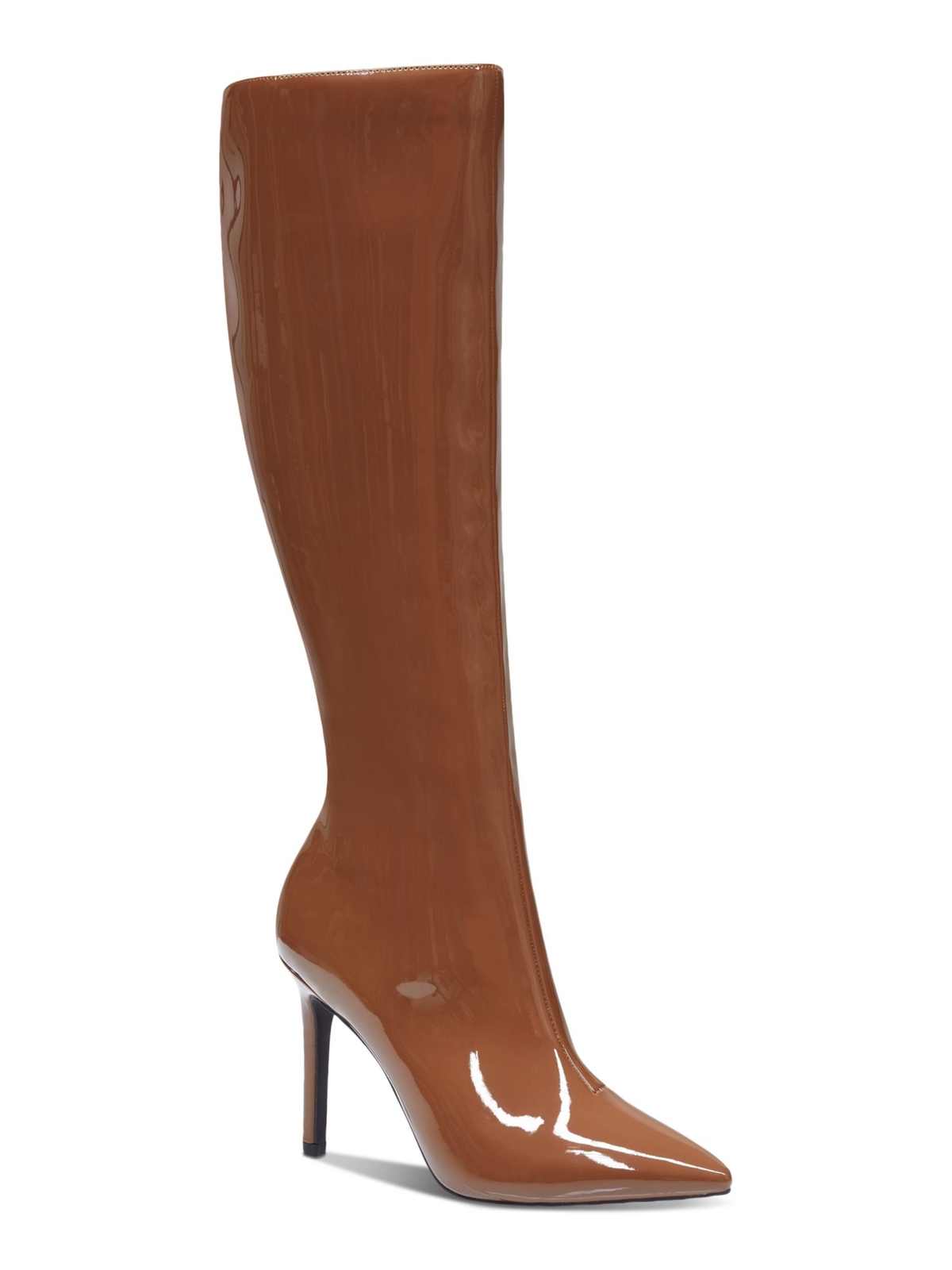 INC Womens Cognac Brown Goring Rajelp Pointed Toe Stiletto Boots Shoes 6.5 M