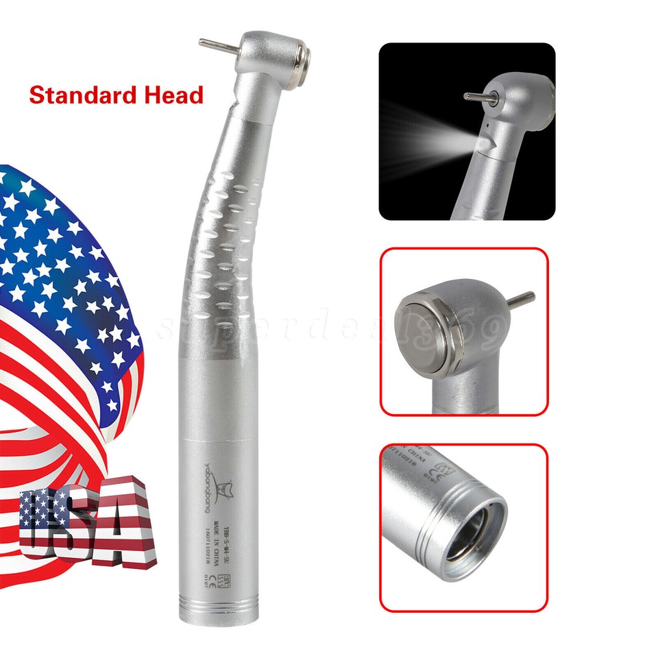Dental Fiber Optic LED Handpiece High Speed /Quick Coupler 6 Hole fit ...