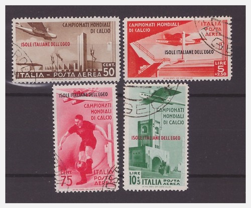 Egeo 1934 - World Cup Airmail Used Series