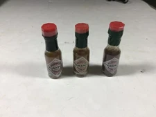 3 Bottles of MRE Tabasco Sauce