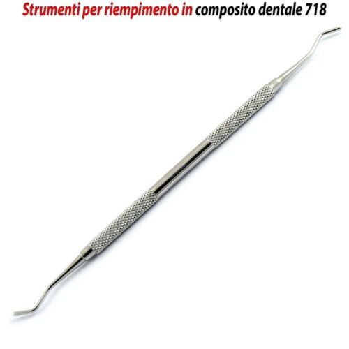 Strumenti per riempimento dentali 718 strumenti di plastica piatti composito CE - Photo 1/5