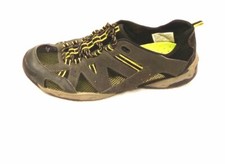 Ozark Trail Men's 11 Trail Hiking Athletic Mesh Gray Black Neon Water Shoes