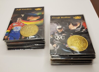 1997 Pinnacle Mint Collection Set Of 30 Auto Racing Cards With Coins