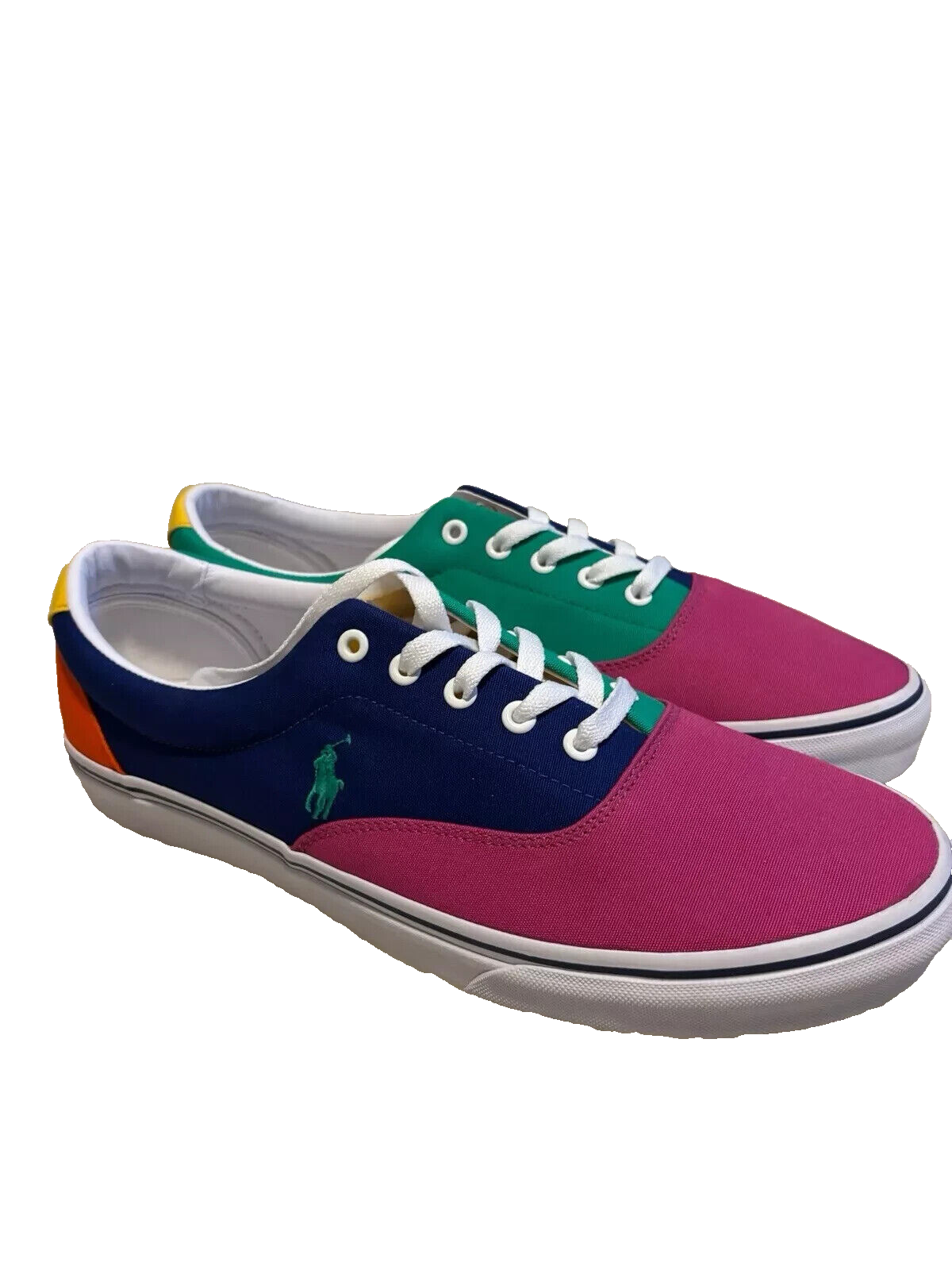 Polo Ralph Lauren Keaton Pony sneaker bassa uomo colorblock taglia 13d nuova con scatola