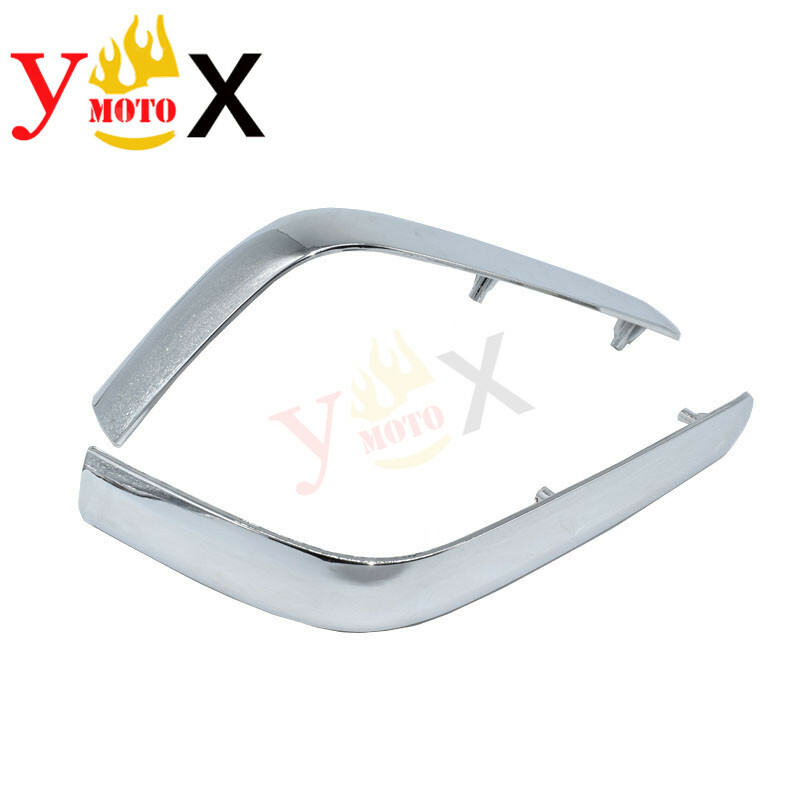 Lower Corner Trunk Saddlebag Accent Trim Strip For Honda Goldwing GL1800 2001-11