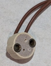 BENDER & WIRTH  B&W 912 Ceramic Socket for G6.35, GX6.35, GY6.35 & GZ6.35 bulbs