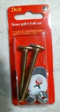 Doit Best 443972 Brass Toilet Bolt Set 1/4" x 2-1/4" FREE SHIPPING