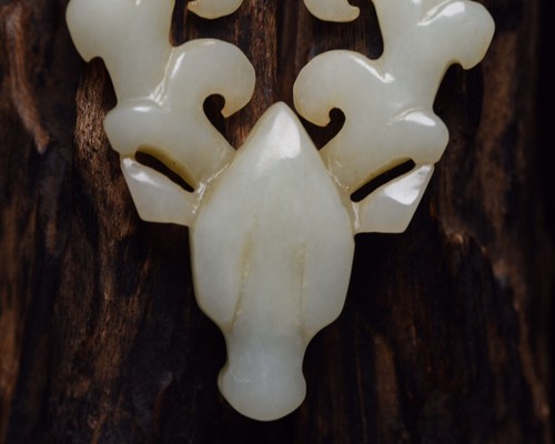 Chinese Natural Hetian Jade Exquisite Carving Deer Statue Pendant Jewelry Art - Picture 6 of 17