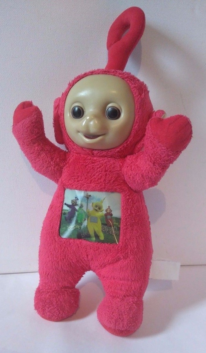 From BBC Cbeebies Teletubbies Po The Red Teletubby Plush Soft Toy