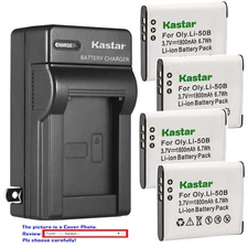 Kastar Battery Wall Charger for Pentax D-Li92 D-BC92 & Optio WG-3 GPS WG-4 GPS