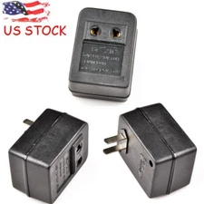 Universal Voltage Converter Adaptor 50W Step Up 110V-220V Transformer US Plug