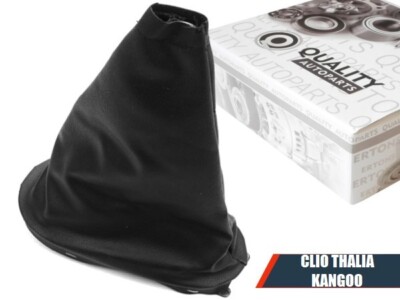 Soufflet Levier De Vitesse Cargaiter Cuir Synthétique Noir Double Couture – Spécifique Hyundai Getz TB (2002-2010) Boîte Manuelle