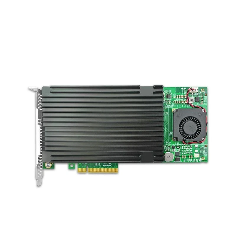 PCIe 3.0 x8  to 4 xM.2 SSD NVMe  Switch    Adapter     Switch Card with heatsink - Image 2 of 4