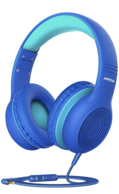 Mpow CH6S Kids Headphones Earphone 3.5mm Wired Headset HD Over Ear For PC Laptop