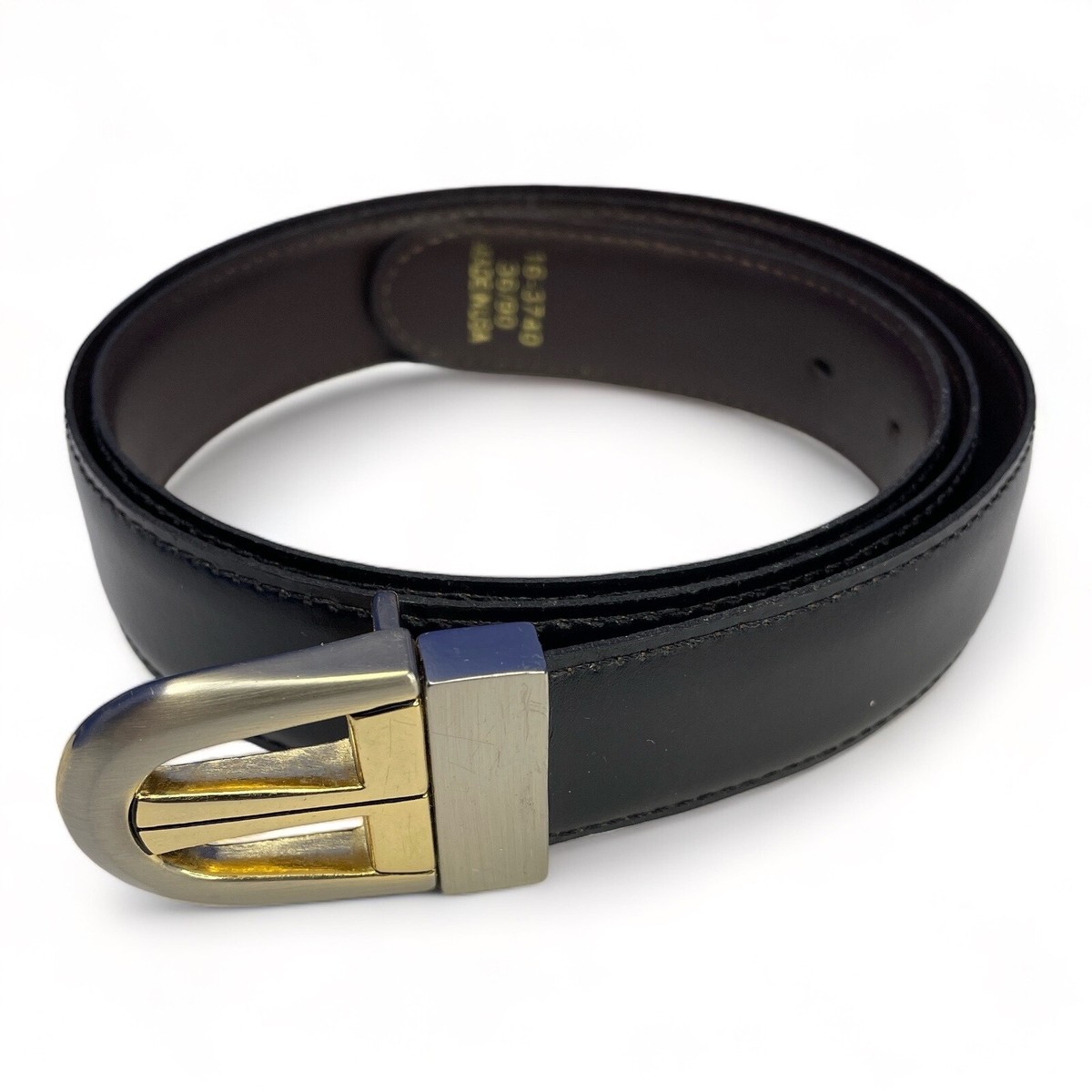 8236 Women\'s Casual Leather Belts With Durable Metal Buckle, Center Bar Levi main image 4