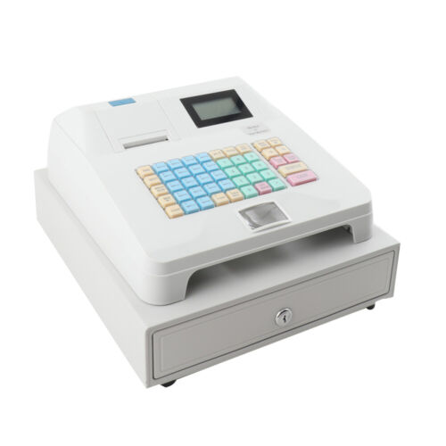 Elektronisches Kassensystem Registrierkasse 48 Schlüssel Kassenkasse Digital LED & Schublade - Bild 2 von 13