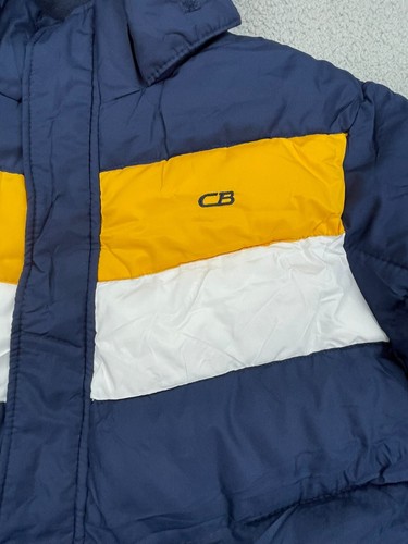 CB Sports Puffer Coat Jacket Boys Large 14/16 Blue Hood Beanie Fall Winter NEW - Picture 11 of 22