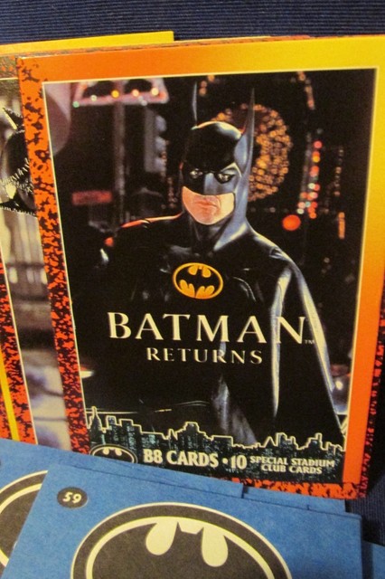 1992 Topps Batman Returns Trading Cards Set Of 88 With Wrapper DC 