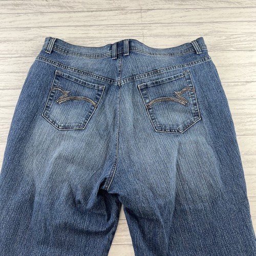 Gloria Vanderbilt Womens Jeans Amanda Straight Leg Size 20W - Picture 8 of 12