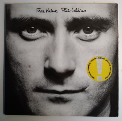 Phil Collins - Face Value 12'' Vinyl LP Gatefold Cover